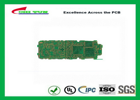 4 de Raads Multilayer PCB FR4 1.2MM Gebeëindigde CNC van de laagkring en Brekende Lusjes