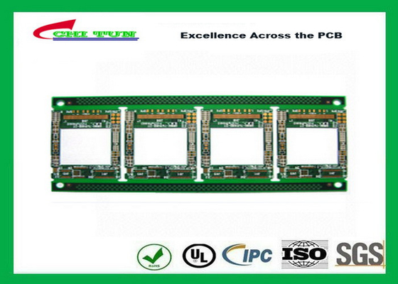 4 de Raads Multilayer PCB FR4 1.2MM Gebeëindigde CNC van de laagkring en Brekende Lusjes