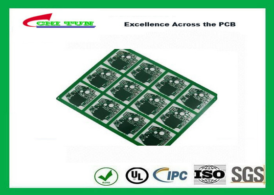 4 de Raads Multilayer PCB FR4 1.2MM Gebeëindigde CNC van de laagkring en Brekende Lusjes