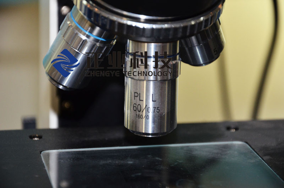 Vergroting van de het Materiaal Metallographic Microscoop van de laboratoriumtest 10×