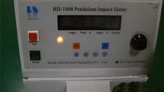 Digitale Vertoning Rubber het Testen Machine, het Effect van Kunststofcharpy het Testen Materiaal