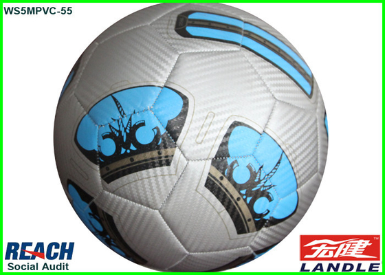 Van het de Voetbalvoetbal van laserpvc Met de machine genaaide Bal 32 Comités met Douanedruk