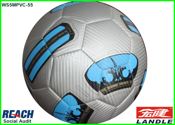 Van het de Voetbalvoetbal van laserpvc Met de machine genaaide Bal 32 Comités met Douanedruk