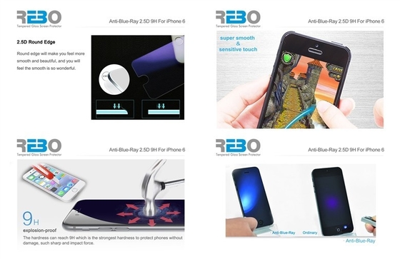 5 van het Explosiebestendige Samsung-Melkwegs5 Aangemaakte lagen Glas Anti Blauw Ray