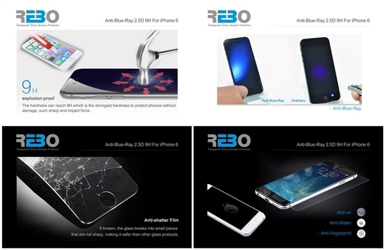 5 van het Explosiebestendige Samsung-Melkwegs5 Aangemaakte lagen Glas Anti Blauw Ray
