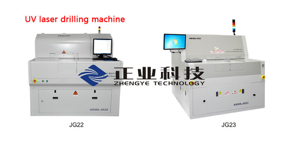 De Boringsmachine van de hoge Precisiefpc UVlaser, 10um 300 Gaten per Één Seconde