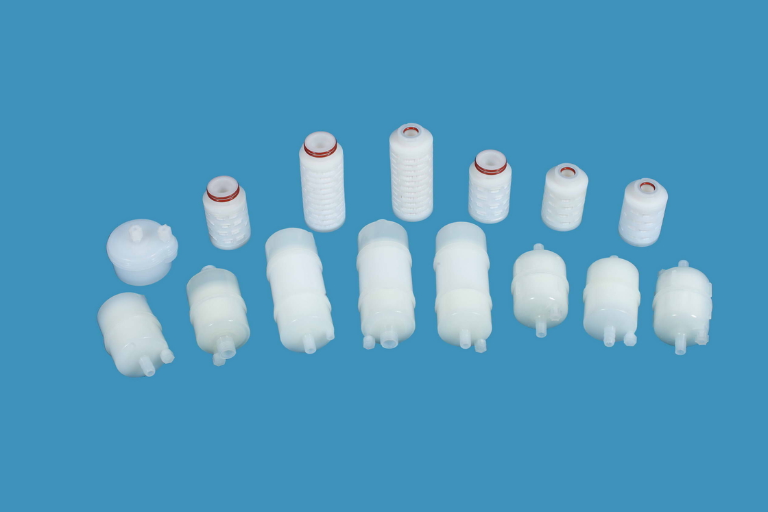 Patroon van de 0,2 microns de Vloeibare Filter, PES/PTFE/pp Geplooide Filterpatroon