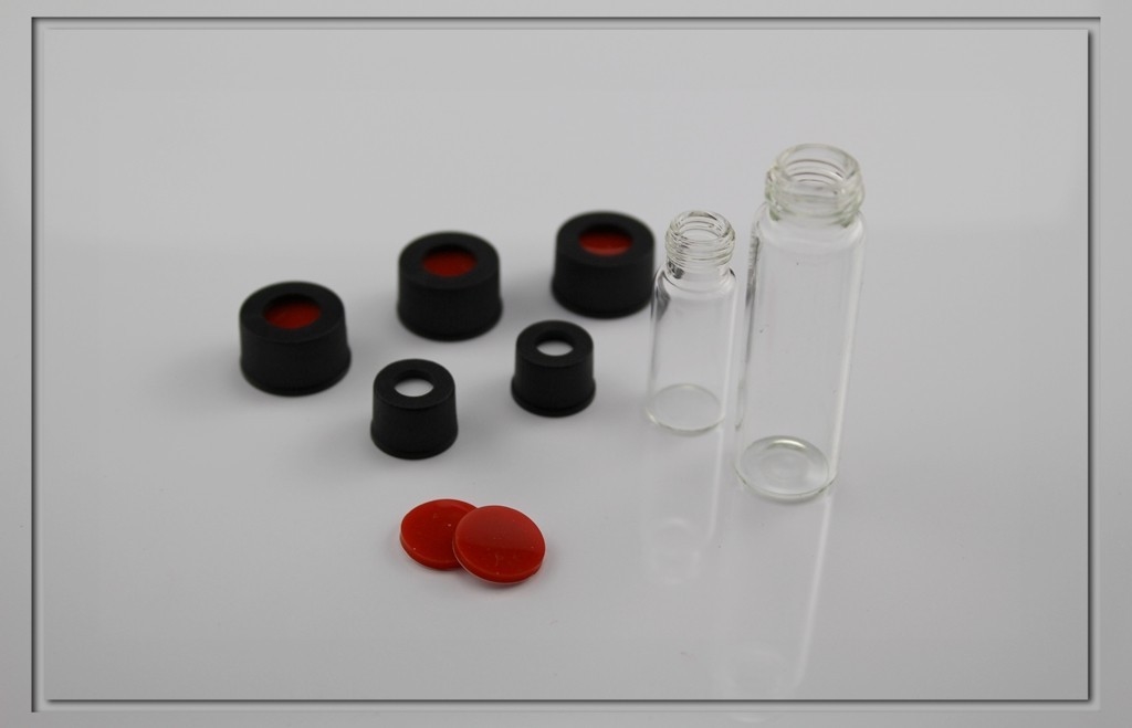 de fonkelingsflesjes van het laboratoriumtestglas met centraal gat plastic GLB, 1.5ml