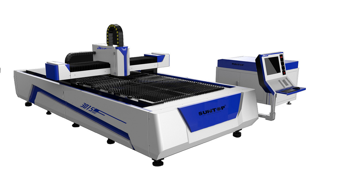 500W de Snijder van de vezellaser met Scherpe Grootte 1500 × 3000mm voor Blad Om metaal te snijden